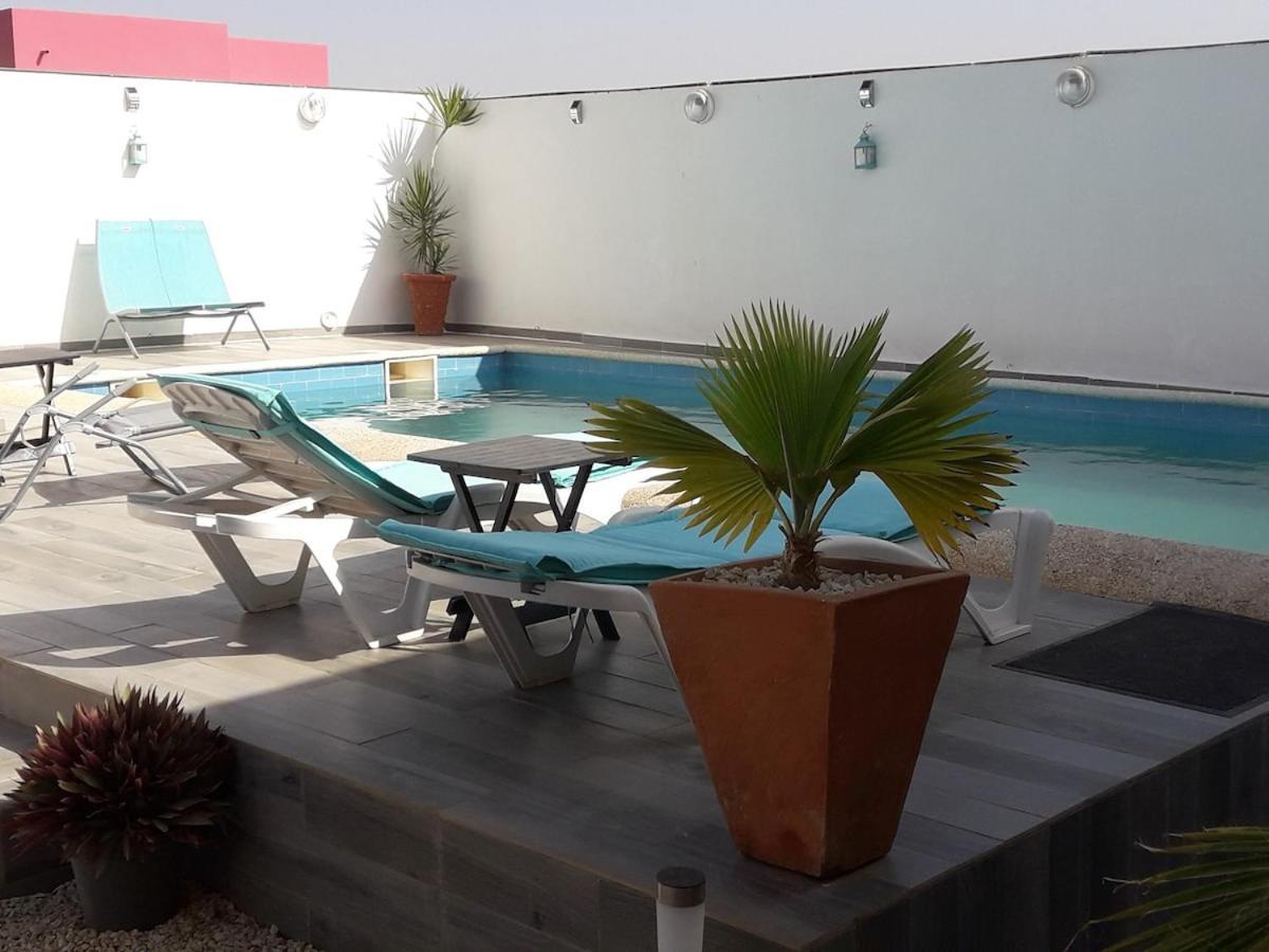 African Jaja villa Piscine-Climatisation Popenguine Extérieur photo